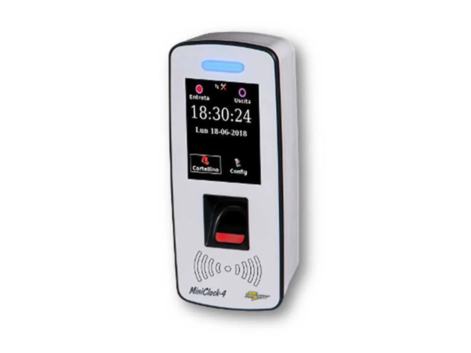 MiniClock-4 BIO-RFID per controllo accessi