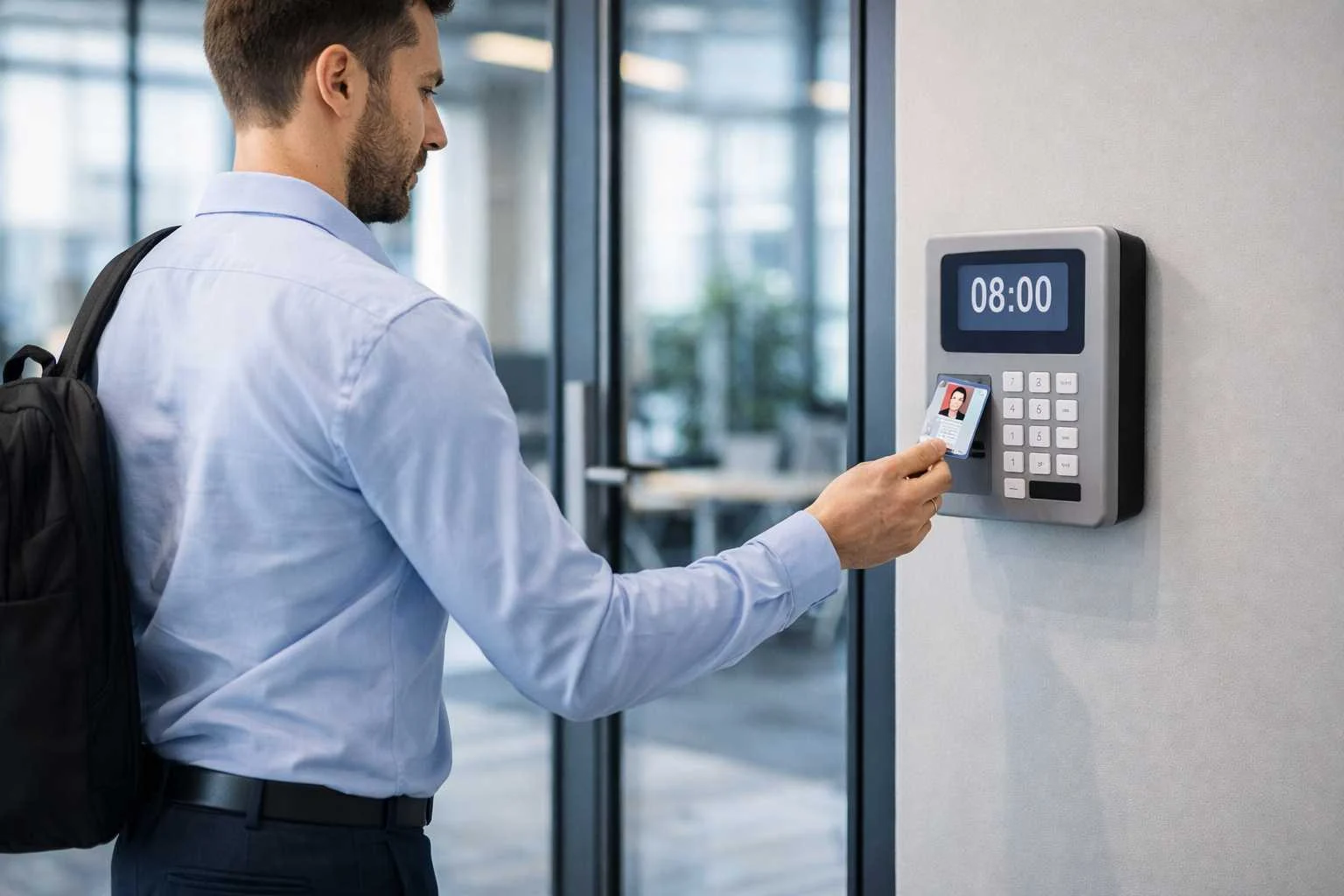 Sistema rilevazione presenze in azienda Sistema rilevazione presenze in azienda con terminale e badge - terminali timbratura dipendenti