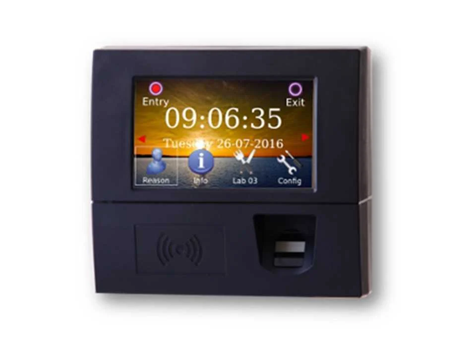 FingerClock-4 BIO-RFID scuro per rilevazione presenze e controllo accessi