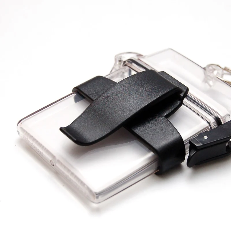 Clip da cintura per porta badge clearbox